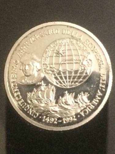 Moneda De Plata 500 Aniversario