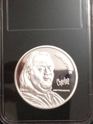 Moneda De Plata De Chumlee Del Precio De La Historia