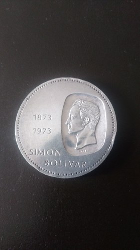 Moneda De Plata Doblon 10 Bolívares 