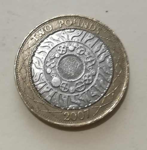 Moneda Two Pounds  Uk