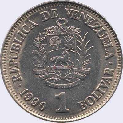 Monedas De 1 Bolívar 330 Monedas De  Y 