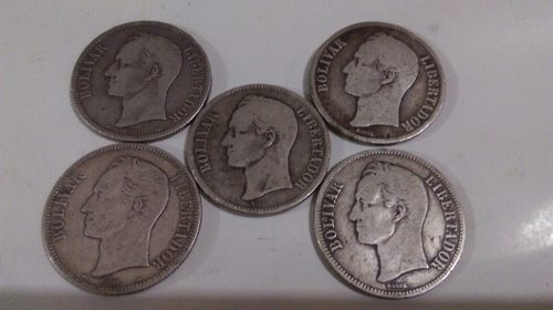 Monedas De 5 Bs Fuerte Antiguas