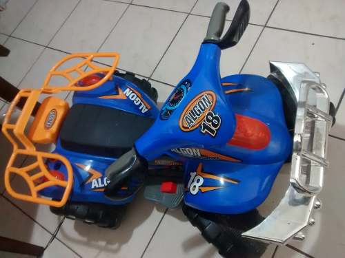 Moto De Bateria De 4 Ruedas Para Niños