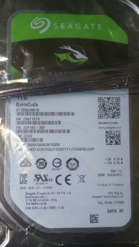 (55v) Disco Duro 1tb Seagate Barracuda Sata3 Nuevo Original