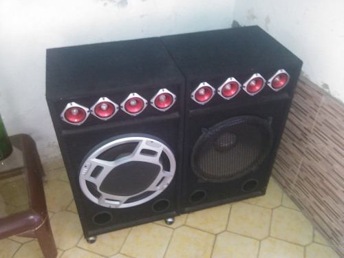 Cajones De Sonido Con Bajo 12 Pulgadas Y Luces