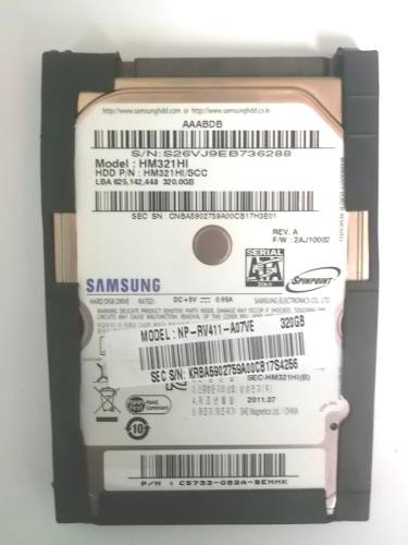 Disco Duro Sata Para Laptop 320gb. Samsung