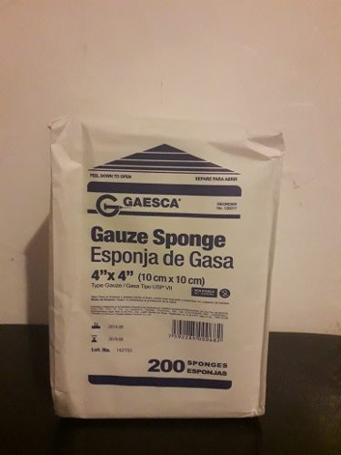 Limpieza E Higiene Gasas 4x4 No Esterilesteril