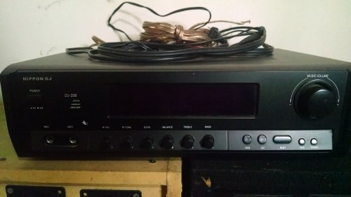 Planta Nippon Dj De Sonido Amplificador Con Cornetas - 15%d