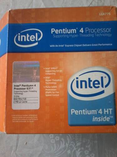 Procesador Intel P4 Hyper-threading 631+ Con Su Disipador