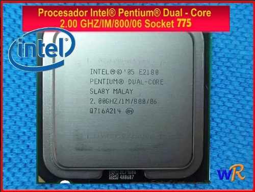 Procesador Intel Pentium Dual - Core 2.00 Ghz - Im - 800 -