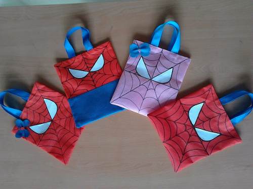 Bolsitas, Cotillones Para Fiestas Infantiles De Spiderman
