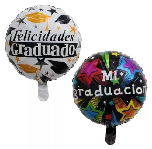 Globos De Graduacion, Globos Graduados Felicidades