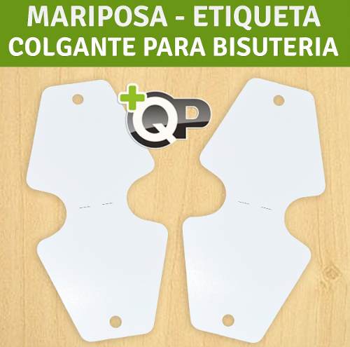 Mariposa, Etiquetas Cartón Blanco, Colgantes, Tarjetas Tags