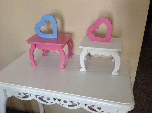 Mini Mesas Candy Bar, Bases Para Dulces De Mdf