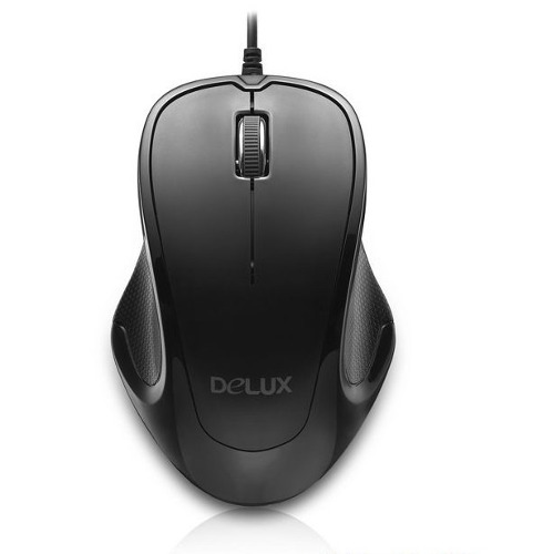 Mouse Delux M 389 Ergonomico Usb/ps2 Negro