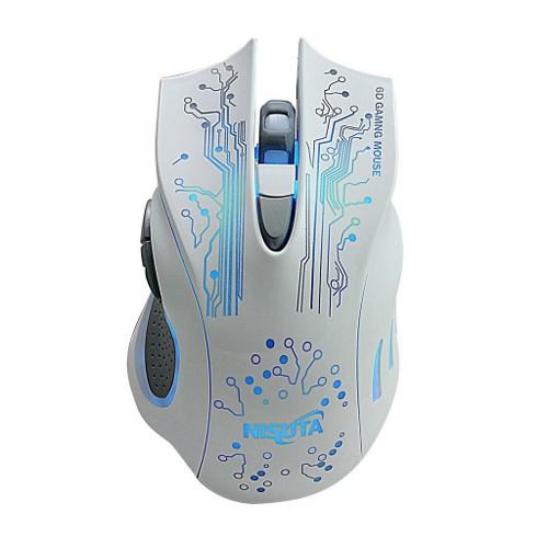 Mouse Gamer Retroluminador Usb Nylon Led Colores  Dpi