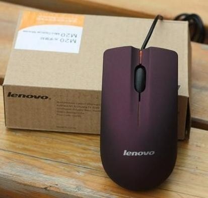 Mouse Lenovo M20 Para Laptop O Pc Cable Usb