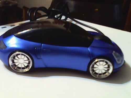 Mouse Optico - Carrito 3d, Con Luz - Usb 