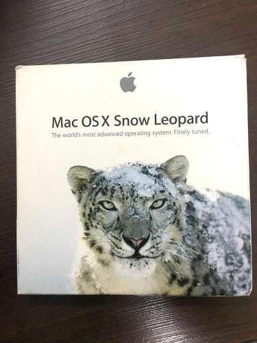 Sistema Ope Snow Leopard Original Cd En Físico - 20