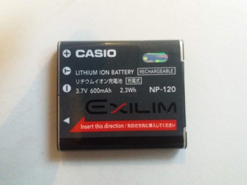 Bateria Usada Para Camara Casio Exilim Np 120