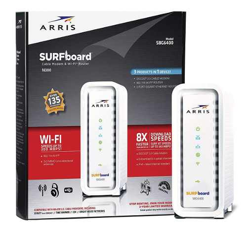 Cable Modem Router Intercable Inter Wifi Arris Sbg400 Nuevo