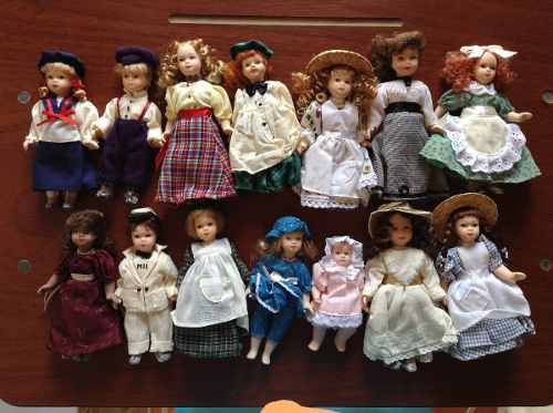 Coleccion Muñecas De Porcelana Con Accesorios