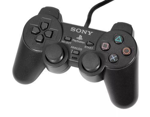 Control Sony Playstation Ps2 Dualshock Alambrico En Blister