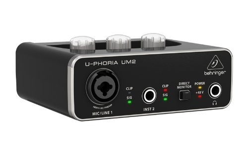 Interfaz De Audio Usb Behringer U-phoria Um2