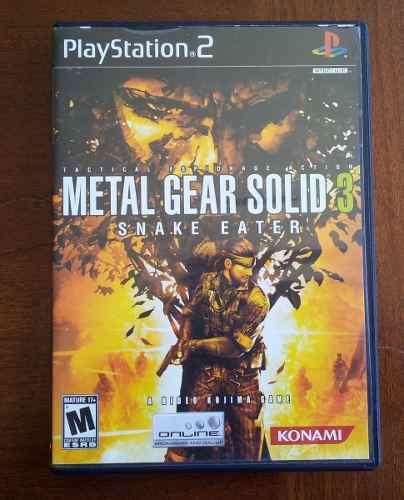 Juego Original Ps2 Metal Gear Solid 3 Original