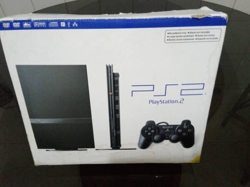 Play Station 2 Con Dos Controles Sony Y Memory Card 8mg