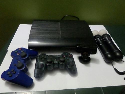 Play Station  Gb, Poco Uso Con 2 Controles 2 Move Y Cam