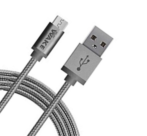 Cable Micro Usb Samsung Android Wake 1,5mts Metal