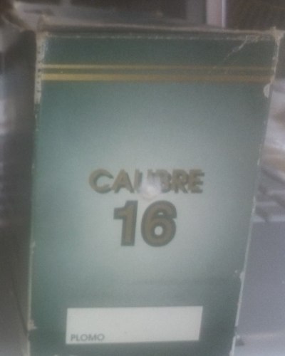 Cartucho Calibre 16