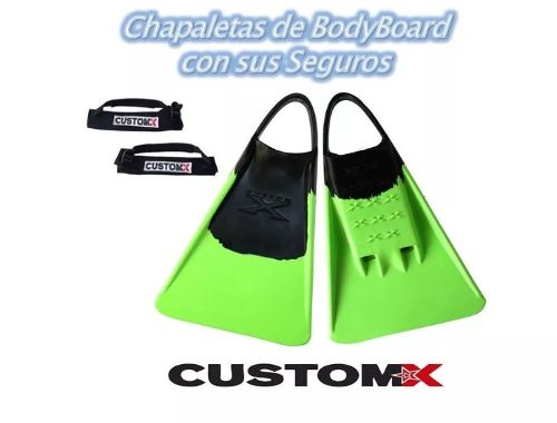 Chapaletas Custom X Con Sus Seguros Talla Media