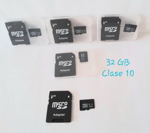 Memoria Micro Sdhc 32 Gb Clase 10 Con Adaptador