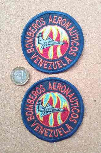 Parches De Bomberos Aeronáuticos De Venezuela Nuevo