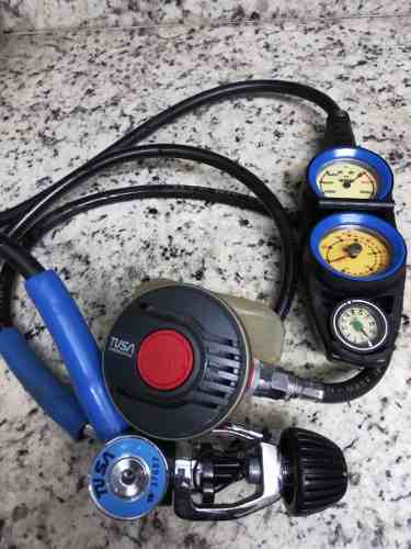 Regulador De Buceo Marca Tusa Japon/usa Completo Remate100t