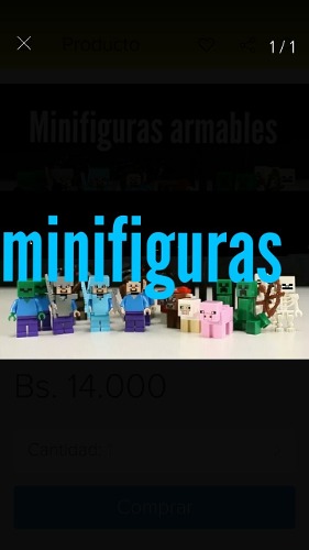 Minifiguras Armables Como Lego Minecraf