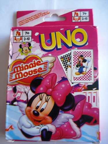 Minnie Mouse Cartas Juego Uno