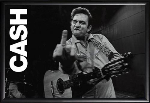 Afiche De Johnny Cash - San Quentin Finger () - Original