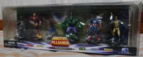 Avengers De Marvel Miniature Alliance 6 Figuras De
