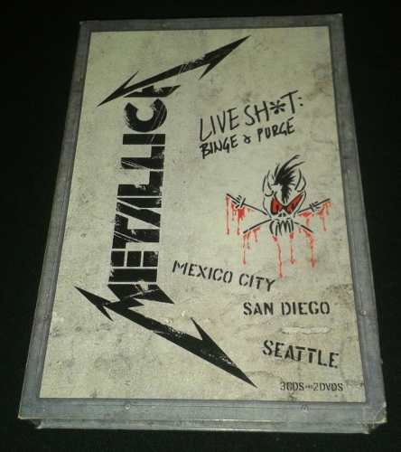 Box Set Metallica 3cds/2dvds Live