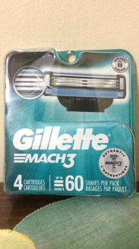 Cartuchos Para Maquina De Afeitar Gillette Mach3