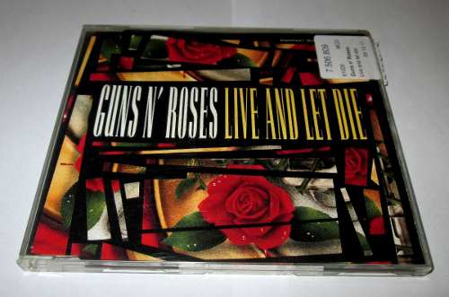 Cd Single De Guns N´ Roses, Live And Let Die