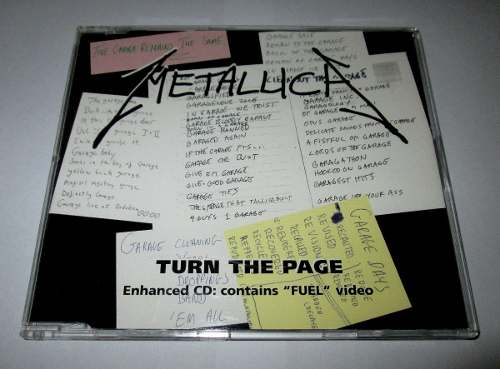Cd Single De Metallica, Turn The Page