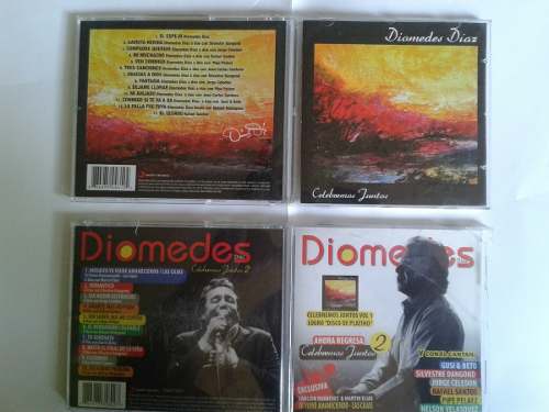 Cd's Originales Diomedes Diaz, Celebremos Juntos Vol. 1 Y 2