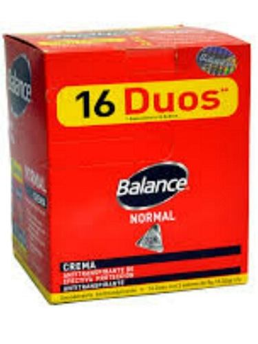 Desodorante De Sobre Balance Caja 32 Sobres..
