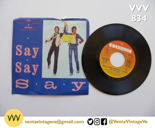 Disco 45rpm Vinil Paul Mccartney & Michael Jackson: Saysaysa