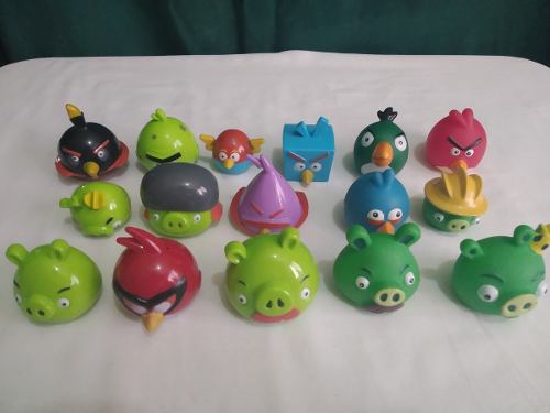 Figuras Coleccionables De Angry Birds - 16 Piezas