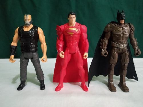 Figuras Coleccionables De Batman, Superman Y Bane